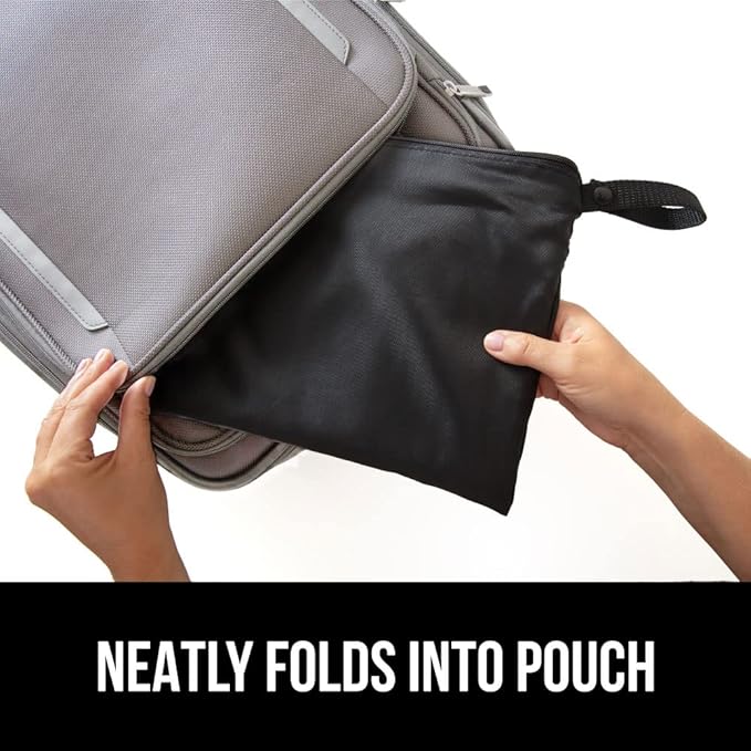 GORILLA GRIP Car Seat Travel Bag for Airplane Gate Check, Easy Carry Backpack Bags Cover Carseats, Infant Baby Carriers and Toddler Booster Seats for Airport, Child Air Travels Essential, Fluorescent-BubblyBeeBaby