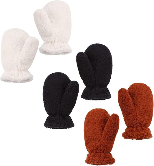 Zsedrut Baby Boys Winter Glove Warm Toddler Infant Girls Mittens Fleece Lined Gloves 1-7 Years-BubblyBeeBaby
