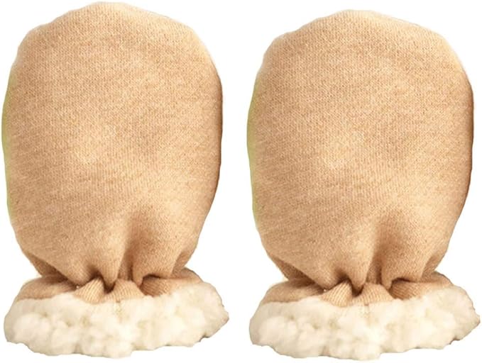 Baby Mittens Sherpa Lined Fleece 0-24 Months Winter-BubblyBeeBaby