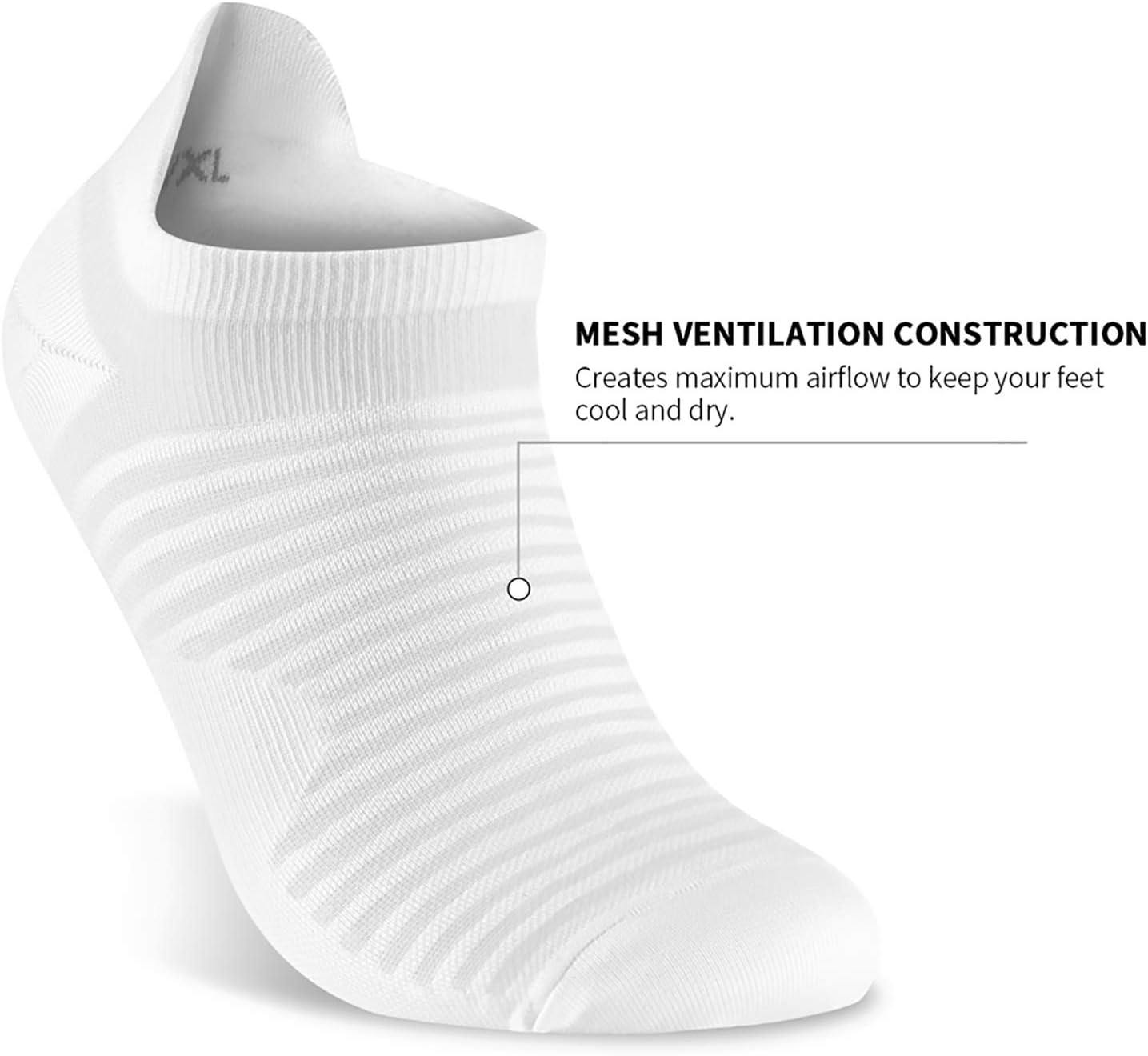 Compression Running Ankle Socks Low Cut(6 Pairs) for Men & Women