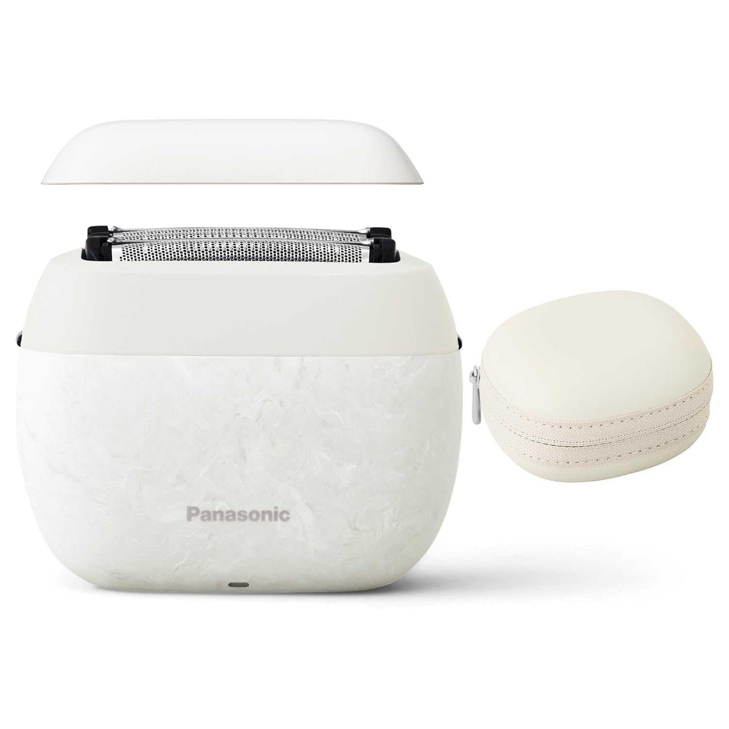 Panasonic ARC5 Palm-Sized Foil Shaver for Men, Powerful Travel Electric Razor, USB-C Charge Wet/Dry, Easy Clean Luxury Japanese 5-Blade, Smooth & Precise Cut w/Smart Sensor (Natural Sea Stone)