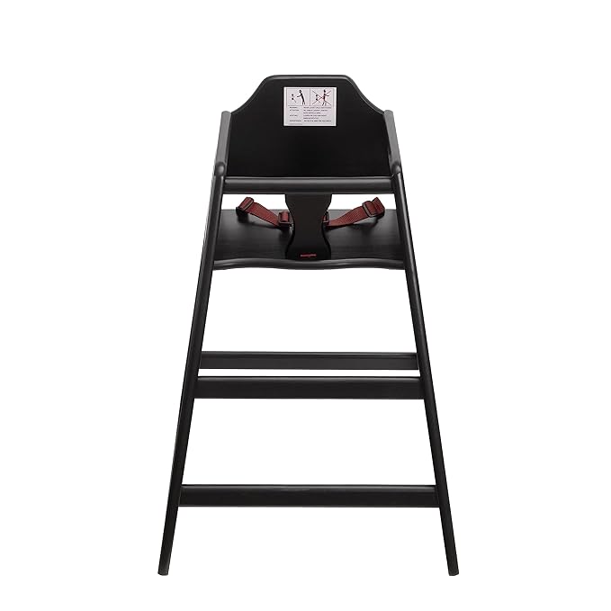 Hight Quality, Baby Highchairs, Durable Dining Feeding Chair with Steps, High Chairs for Babies and Toddlers, Seating Ready-to-Assemble Restaurant Wood High Chair, Wooden High Chair, Seria 01-BubblyBeeBaby