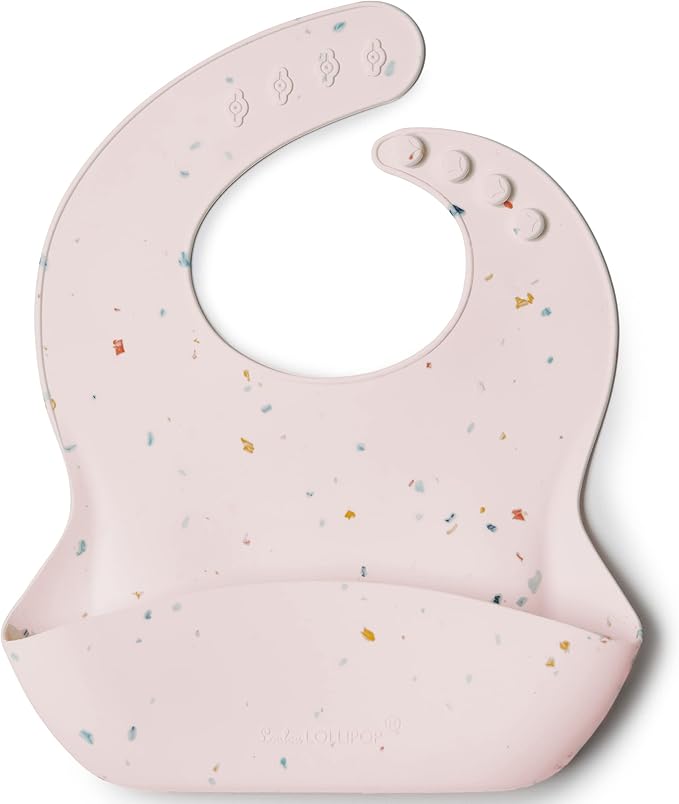 Loulou Lollipop Soft, Waterproof Silicone Feeding Bib for Babies and Toddlers-BubblyBeeBaby