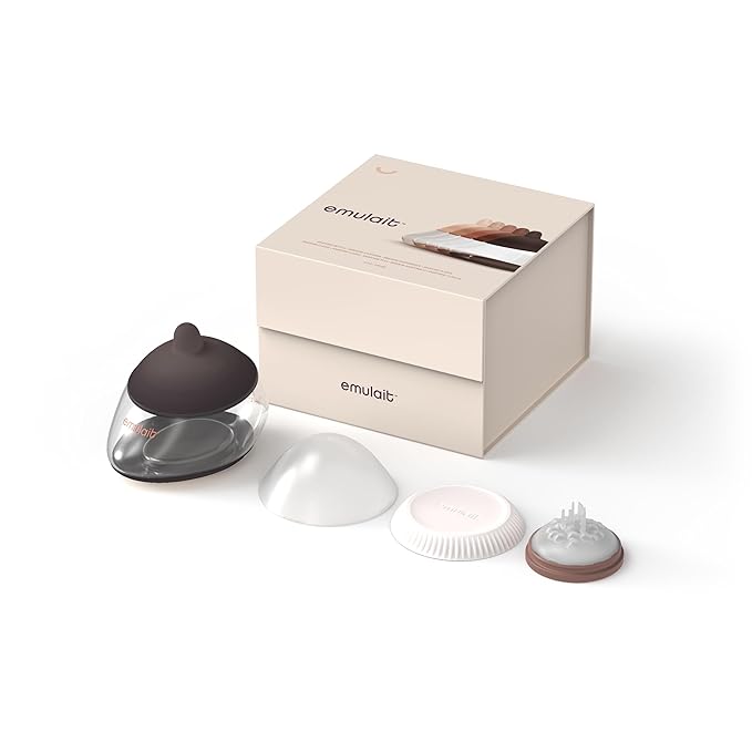 Anatomy Baby Bottle – Breast-Shaped, Natural Flow Nipple with Anti-Colic Valve – Closest to Breastfeeding for Newborns & Infants, Rich, Shape 5-BubblyBeeBaby