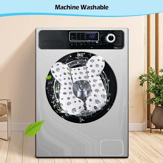 KAKIBLIN Baby Neck Pillow, Baby Head Pillow, Upgraded Travel Support Pillow for Carseat, Neck Support for Car Seat,Pushchair (Snail)-BubblyBeeBaby