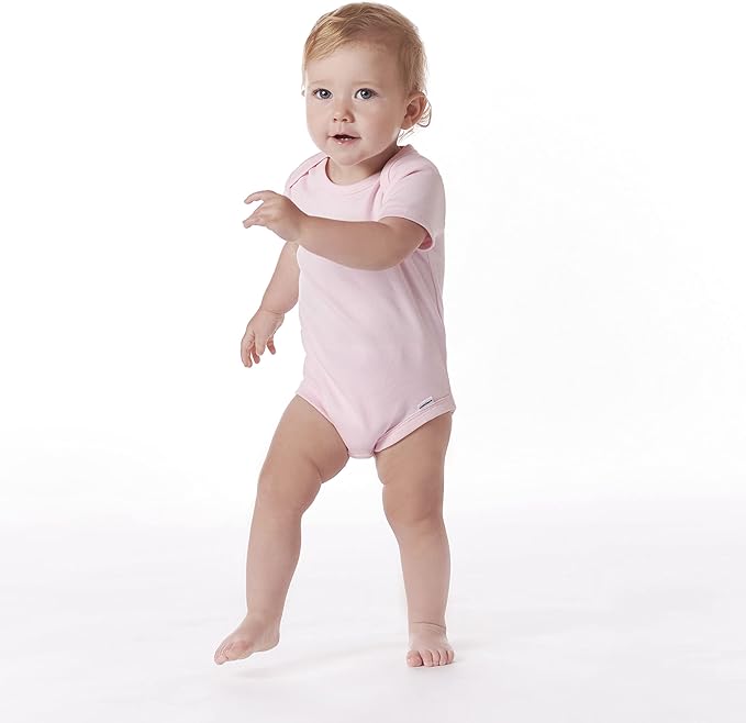 Gerber baby-boys 5 Pack Onesies Multi-packs Bundle Interlock 180 Gsm-BubblyBeeBaby