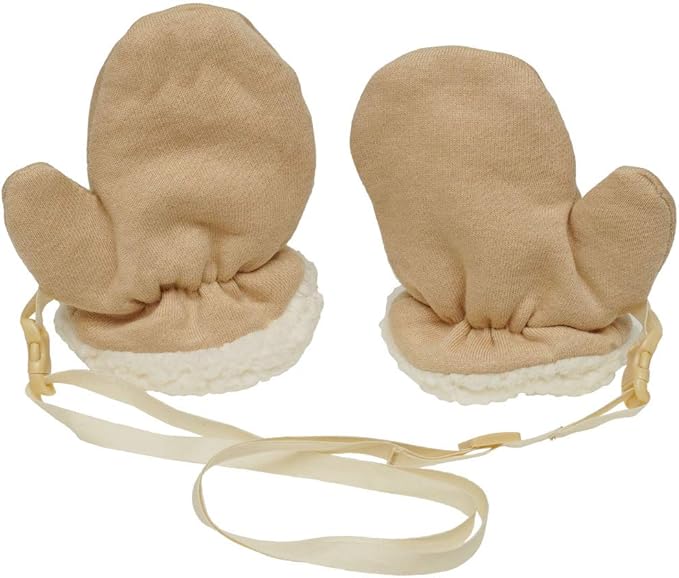 Baby Mittens Sherpa Lined Fleece 0-24 Months Winter-BubblyBeeBaby