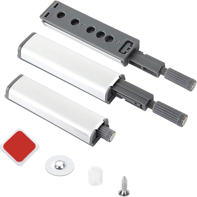 20Pack Push to Open Door Catch, Heavy Duty Touch Latch, Magnetic Push Latches Kitchen Door Push Release Latch for Cabinet for Kitchen Closet Door Closing & Drawer Closure Pop Out-BubblyBeeBaby