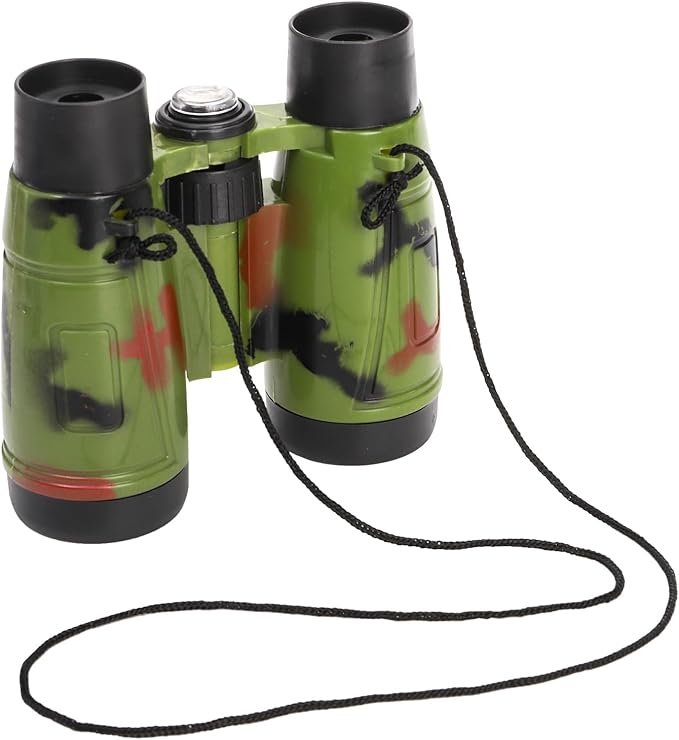 20 Pack Binoculars Toy for Kids, Kids Binoculars with Compass and Neck String, Nature Exploration Toys, Party Favors Learning Gifts for Sightseeing, Camping Adventure, Birdwatching-BubblyBeeBaby