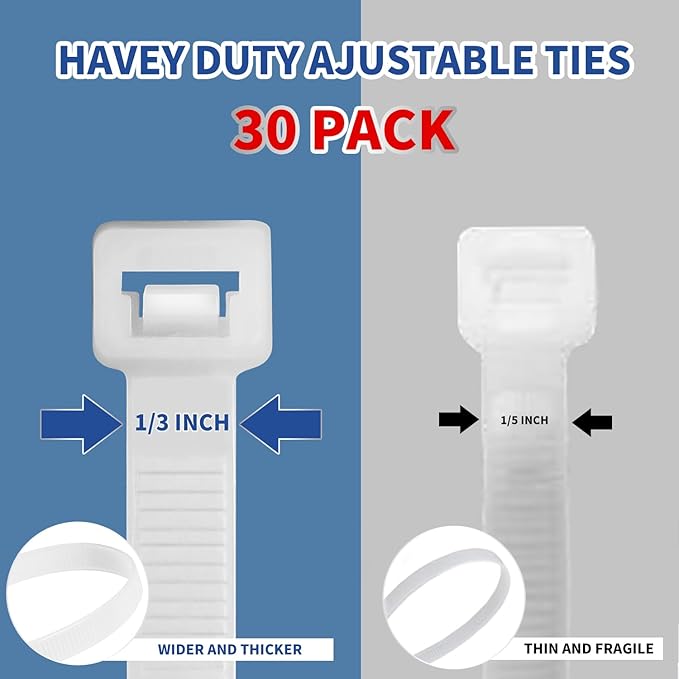 15 Pair Furniture Anchors for Baby Proofing, No Drill Upgraded Self-Adhesive Secure 168 Pound Furniture Prevent Falling Anti Tip Earthquake Straps for Child Safety-BubblyBeeBaby