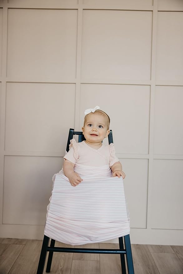 Copper Pearl Multi-Use Cover: Car Seat Covers, Nursing Cover, and Stroller Cover for Sun - Stretchy Fabric, All-Season Use, Stylish Designs, Easy Access for Moms - Winnie-BubblyBeeBaby