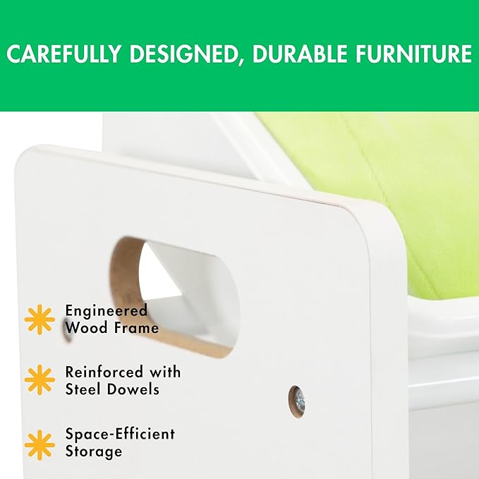 Humble Crew Supersized Toy Storage Organizer with 16 Removable Bins, White/White – Large Toy Storage for Toddlers Ideal for Kids' Rooms, Playrooms, and Nurseries - Modern Toy Bins for Kids-BubblyBeeBaby