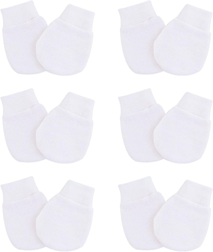 Baby Mittens No Scratch Mittens Infant Soft Gloves Mittens for 0-6 Months Boys Girls-BubblyBeeBaby