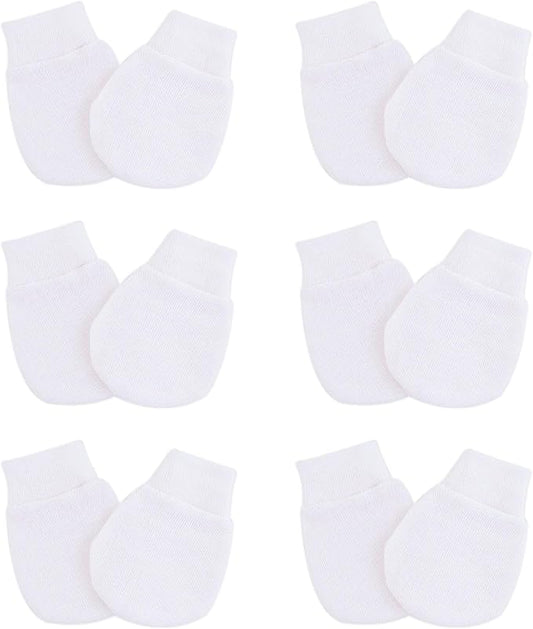 Baby Mittens No Scratch Mittens Infant Soft Gloves Mittens for 0-6 Months Boys Girls-BubblyBeeBaby