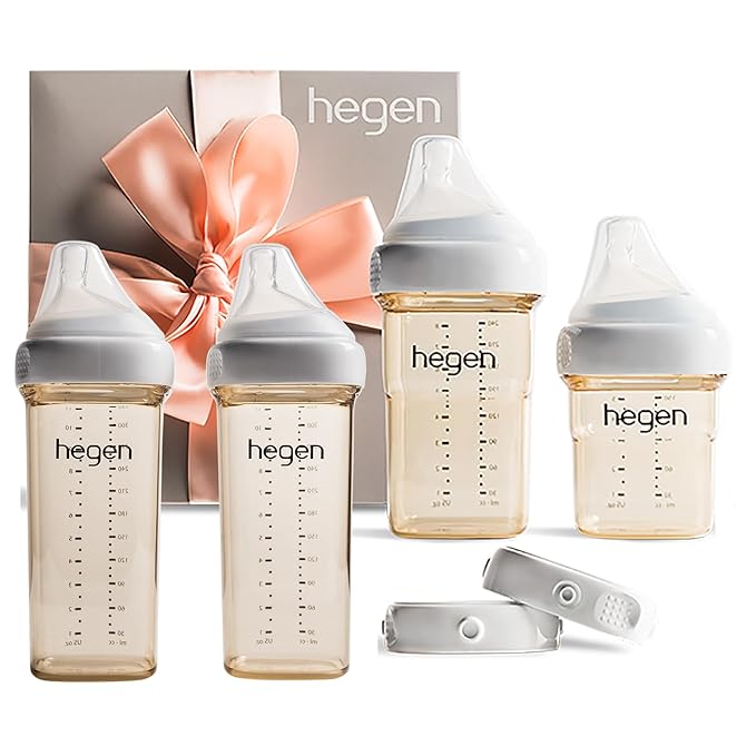hegen Baby Bottles - Breastfeeding System with Basic Starter Kit and 11oz 2 Pack-BubblyBeeBaby