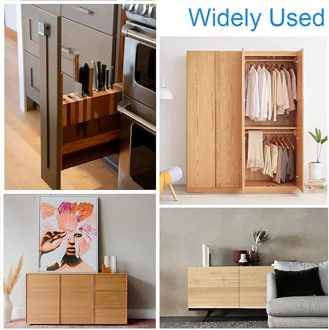 12Pack Magnetic Touch Push to Open Door Latch for Heavy Duty Door Push Release Latch Kitchen Drawer Push Catch Pop Out Latch Kitchen Closet Door Closing (Black)-BubblyBeeBaby