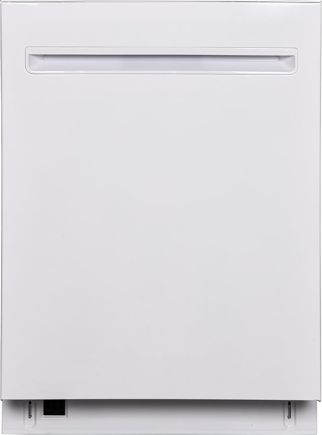Kenmore Elite 24" Built-in Stainless Steel Tub Dishwasher TotalFlex 3rd, SmartWash, UltraWash, TurboDry, MoreSpace Plus Adjustable Rack, Energy Star Certified, White-BubblyBeeBaby
