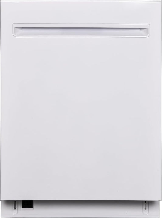 Kenmore Elite 24" Built-in Stainless Steel Tub Dishwasher TotalFlex 3rd, SmartWash, UltraWash, TurboDry, MoreSpace Plus Adjustable Rack, Energy Star Certified, White-BubblyBeeBaby