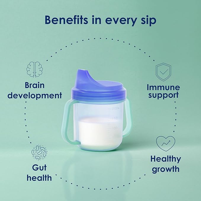 Kabrita Goat Milk Toddler Nutrition, 12-24 Months - Easy to Digest, Contains Vitamin D, Calcium, Iron, DHA, Non-GMO - Gentle on Sensitive Tummies - Supports Gut Health & Sleep - 28oz (Pack of 6)-BubblyBeeBaby