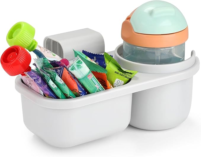 Accmor Child Cup Holder Snack Tray for Convertible Car Seats, Universal Child Cup Holder Compatible with Most Baby Car Seat Models-BubblyBeeBaby