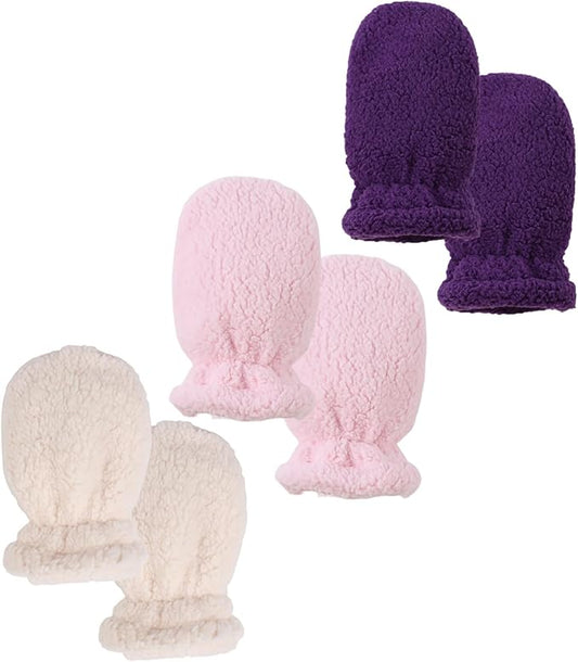 Zsedrut Baby Boys Winter Glove Warm Toddler Infant Girls Mittens Fleece Lined Gloves 1-7 Years-BubblyBeeBaby