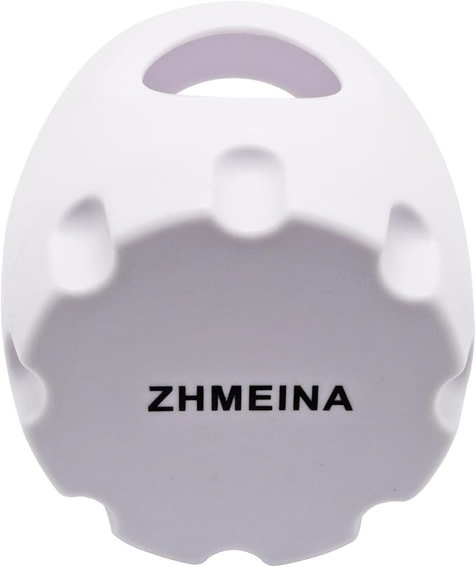 2 Pack Door Knob Safety Cover for Kids, Door Knob Cover, Screw Thread Design, Doors Knobs Child Proof Locks, Reusable and Reliable, for Toddler Baby Safety Doors Handle Covers (White)-BubblyBeeBaby