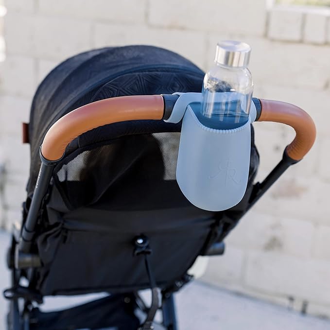 Ryan & Rose Cutie Holder Universal Stroller Cup Holder (Oxford)-BubblyBeeBaby