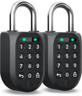 igloohome New Smart Padlock 2 (SP2) 2-Pack, The Toughest Smart Padlock – Generate Access from Anywhere with The Mobile app (iOS/Android) – No WiFi Needed, Waterproof & Rechargeable
