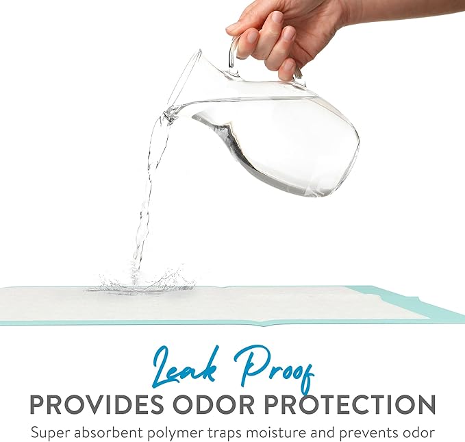 Inspire Extra Large Super Absorbent Disposable Bed Pads for Incontinence (36" X 36" Pack of 50) Ultra Thick and Absorbent Underpads Chux Adults, Puppies, Dogs Kids Furniture Protection-BubblyBeeBaby