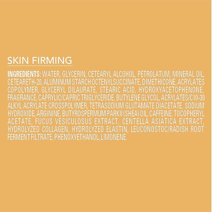 Jergens Skin Firming Body Lotion for Dry to Extra Dry Skin, Skin Tightening Cream with Collagen and Elastin, Dermatologist Tested, Hydralucence Blend Formula, 16.8 Oz, Pack of 3-BubblyBeeBaby