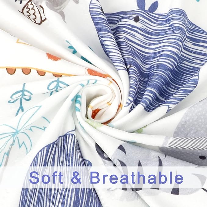 Hooyax Baby Lounger Slipcover for Newborns, Removable Infant Floor Seat, Padded Lounger Cover with Animal Design-BubblyBeeBaby