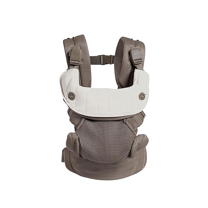 Joie Savvy Air 4-in-1 Mesh Baby Carrier – Breathable, Ergonomic Baby Carrier with 4 Carry Positions, Cooling Mesh Fabric, Padded Straps, and Lumbar Support (Bisque)-BubblyBeeBaby