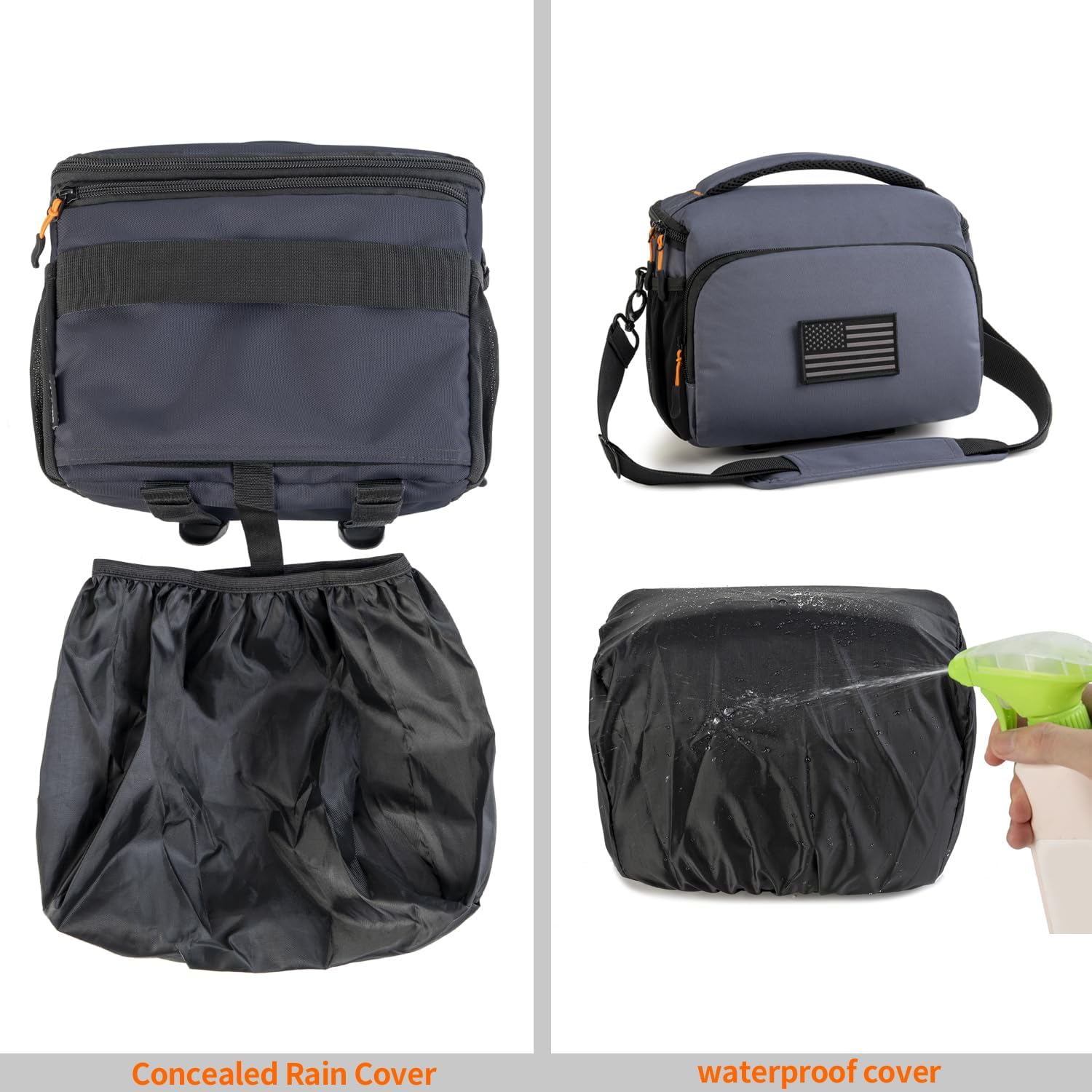 Camera Bag, Protective Covers Photography Shoulder Bag Compatible for Nikon, Canon, Sony DSL/SLR/Mirrorless Equipment Travel Waterproof