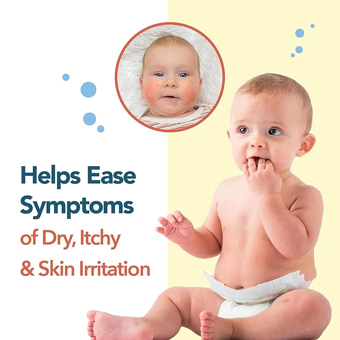 Happy Cappy Baby Shampoo and Body Wash - Eczema Body Wash for Kids & Toddlers, Helps with Dryness, Reduces Itching and Redness, Dermatologist Tested, Fragrance Free - 8 Fl Oz (Pack of 3)-BubblyBeeBaby