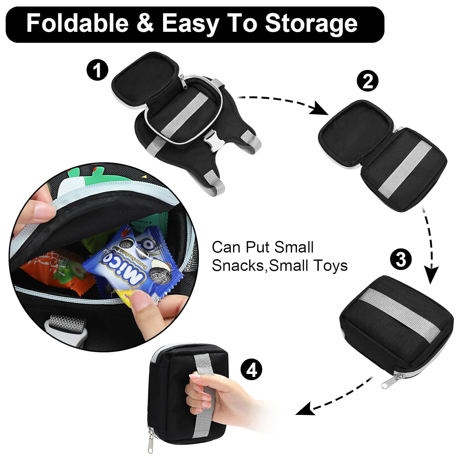 Accmor Toddler Harness Leash+ Anti Lost Wrist Link, Cute Dinosaur Kids Harness with Leash, Collapsible Child Leash Baby Walking Wristband Assistant Strap Belt for Boys