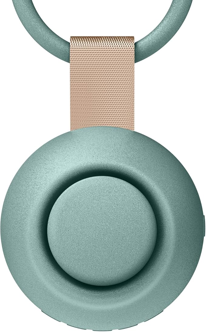 2025 Mom's Choice Awards, Portable Sound Machine for Baby Adult, AI Cry Detection, 18 Soothing Sound, Bluetooth Rechargeable White Noise Machine for Home Office Travel, Nursery Light, Cyan-BubblyBeeBaby