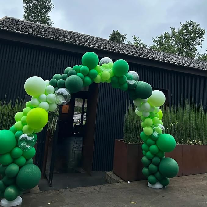 140pcs Dark Green Round Balloons Different Sizes 18 12 10 5 Inch Latex Balloons for Arch Decoration Party Balloon Kit for Graduation Birthday Party Wedding Balloon Baby Shower Decoration-BubblyBeeBaby