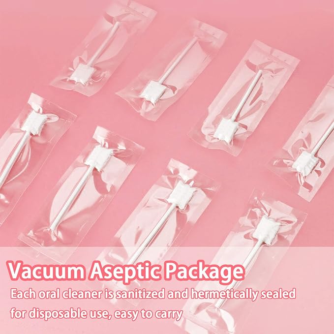 102PCS Baby Tongue Cleaner,Baby Oral Cleaner Newborn Baby Toothbrush,Disposable Infant Toothbrush Clean Baby Mouth,Gauze Gum Cleaner Stick Dental Care for 0-36 Month Baby+1 Finger Toothbrush with Case-BubblyBeeBaby