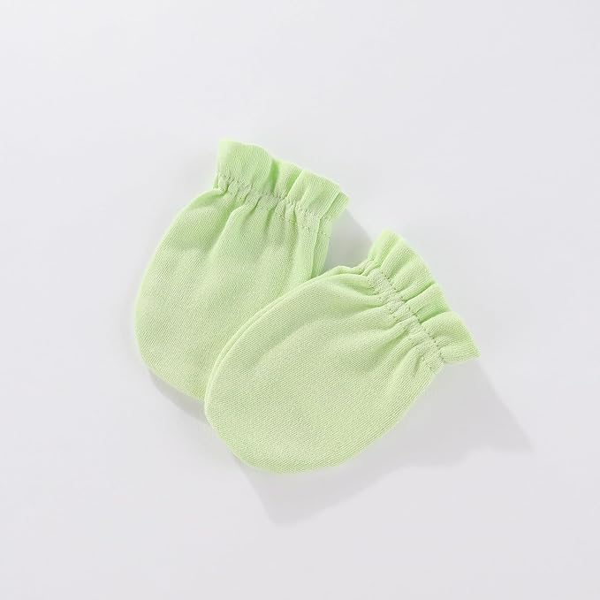 Unisex Baby Cotton Scratch Mittens For Newborn Baby Boys Girls Mittens Accessory 0-6 Months-BubblyBeeBaby