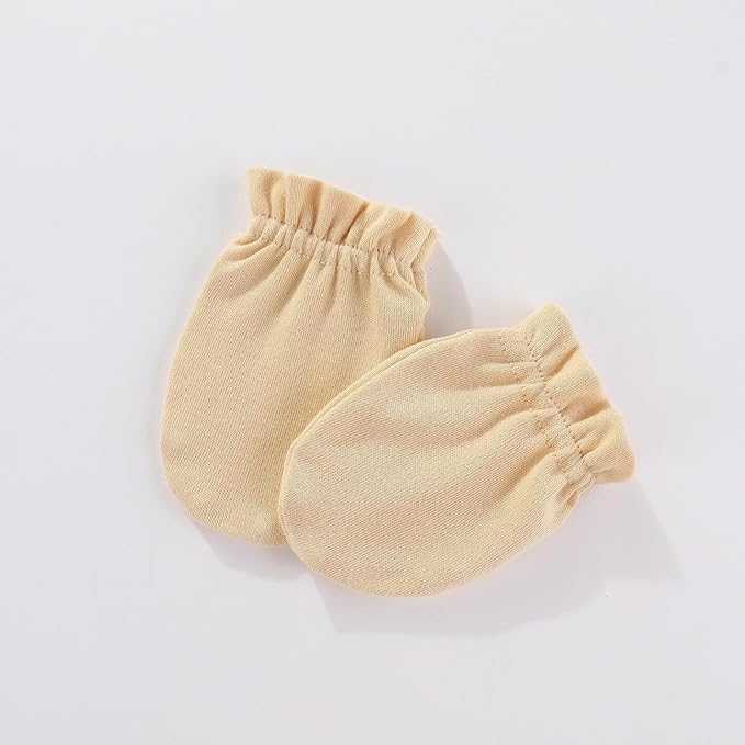 Unisex Baby Cotton Scratch Mittens For Newborn Baby Boys Girls Mittens Accessory 0-6 Months-BubblyBeeBaby