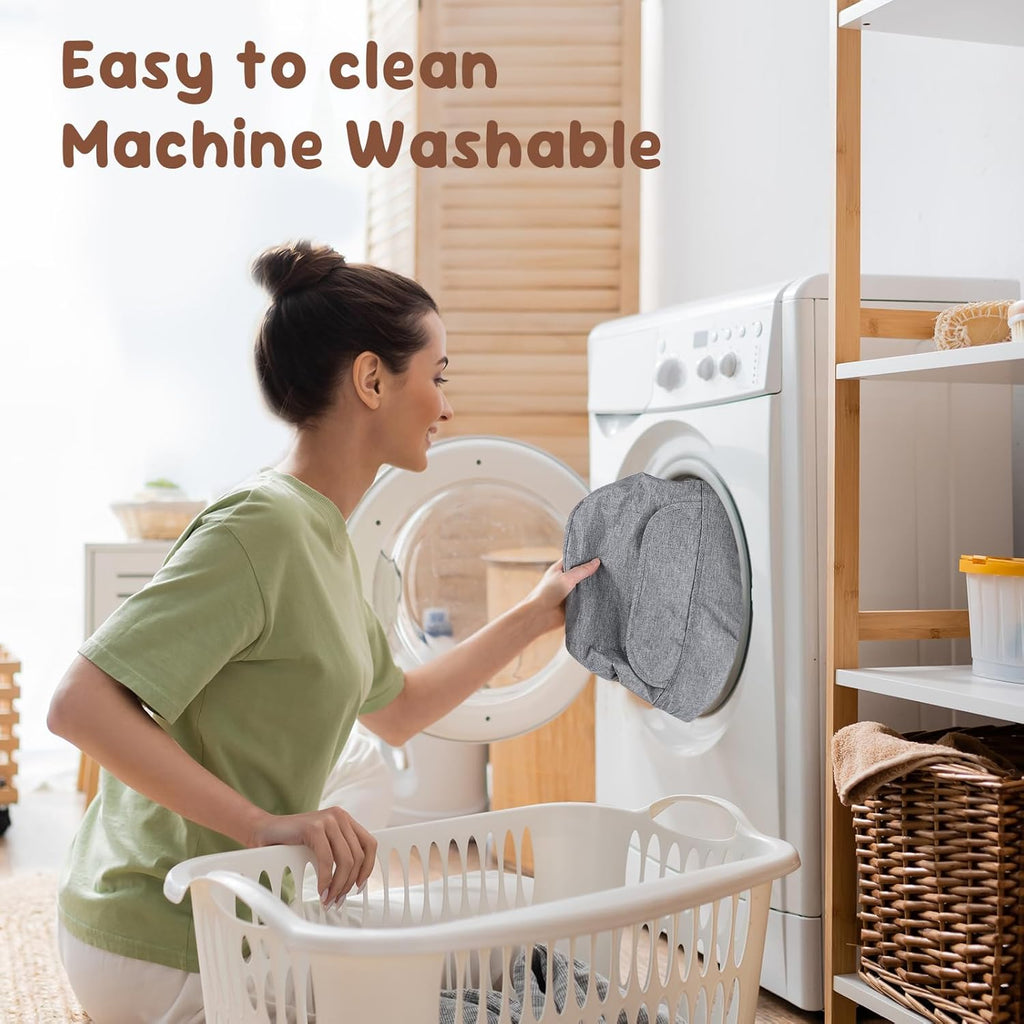 Baby Bliss Portable Hook-On Baby High Chair with Clip-On Design & 37 lb Weight Capacity | Foldable Travel & Home Use for Babies 6-36 Months | Includes Storage Bag, Grey