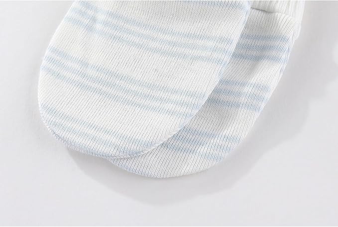 5 Pairs Baby Not Scratch Mittens 0-6 Months New Born Boy Girl Gloves Cute Infant Accessories-BubblyBeeBaby