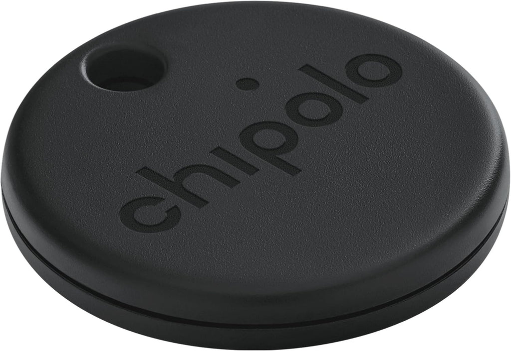 Chipolo ONE Spot - Key Finder, Bluetooth Tracker for Keys, Bag - Works with The Apple Find My app (only for iOS) (Almost Black)