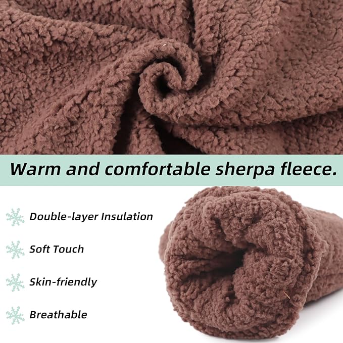 Zsedrut Baby Boys Winter Glove Warm Toddler Infant Girls Mittens Fleece Lined Gloves 1-7 Years-BubblyBeeBaby