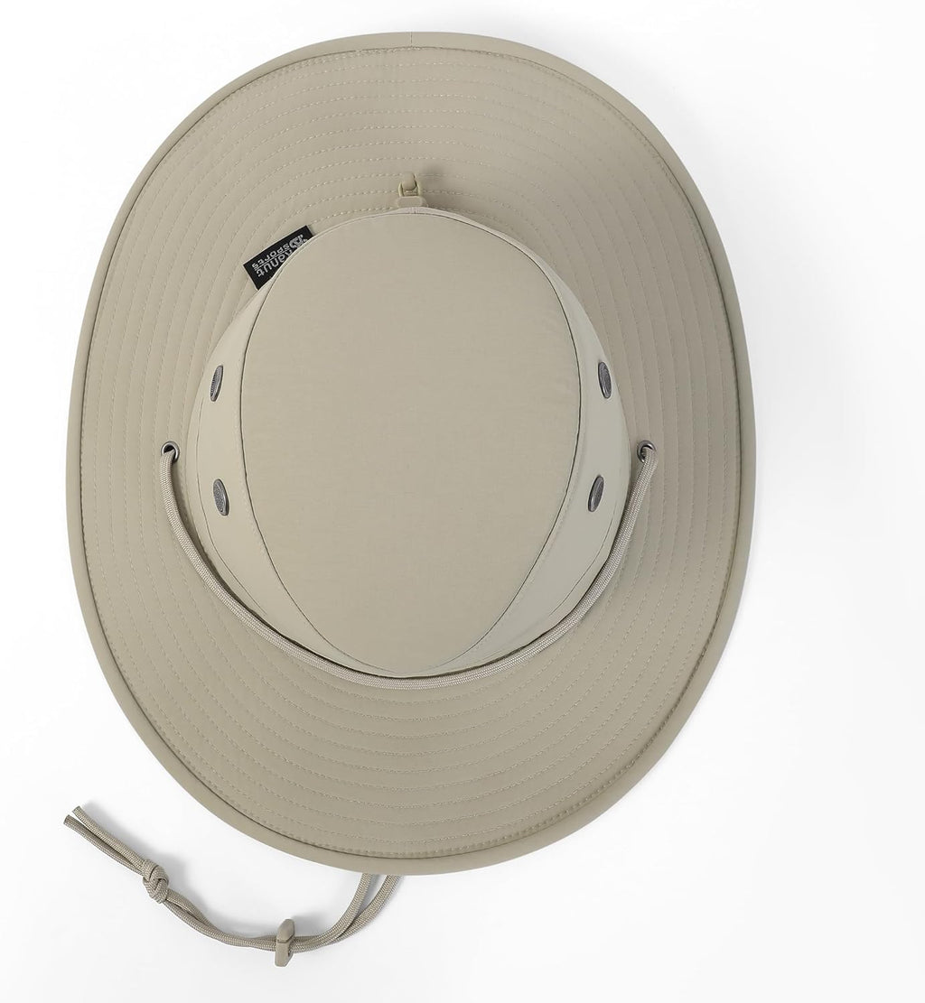 Sanford Safari Hat for Men and Women, Wide Brim Sun Hat, Water-Resistant, Floatable, Packable, UV Protection Fishing Hat