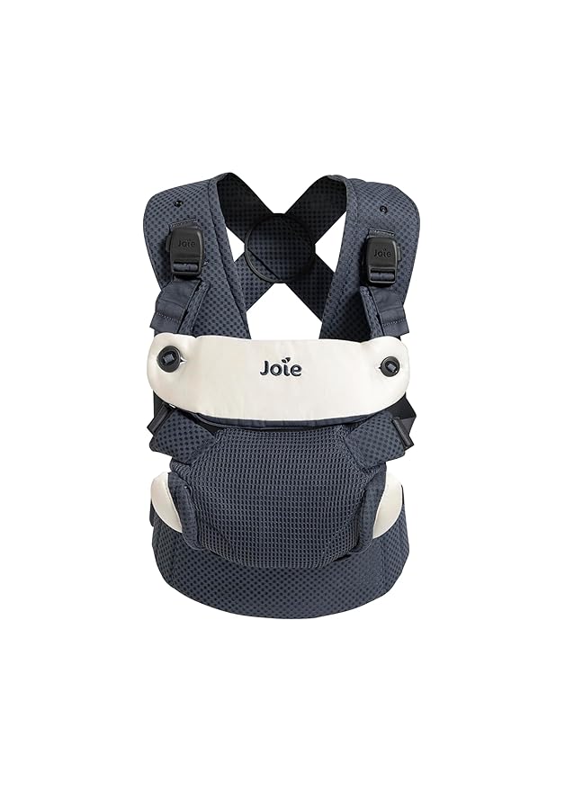 Joie Savvy Lite Air 3-in-1 Baby Carrier – Lightweight, Ergonomic Baby Carrier with 3 Carry Positions, Breathable Fabric, Padded Straps, and Lumbar Support (Indigo)-BubblyBeeBaby