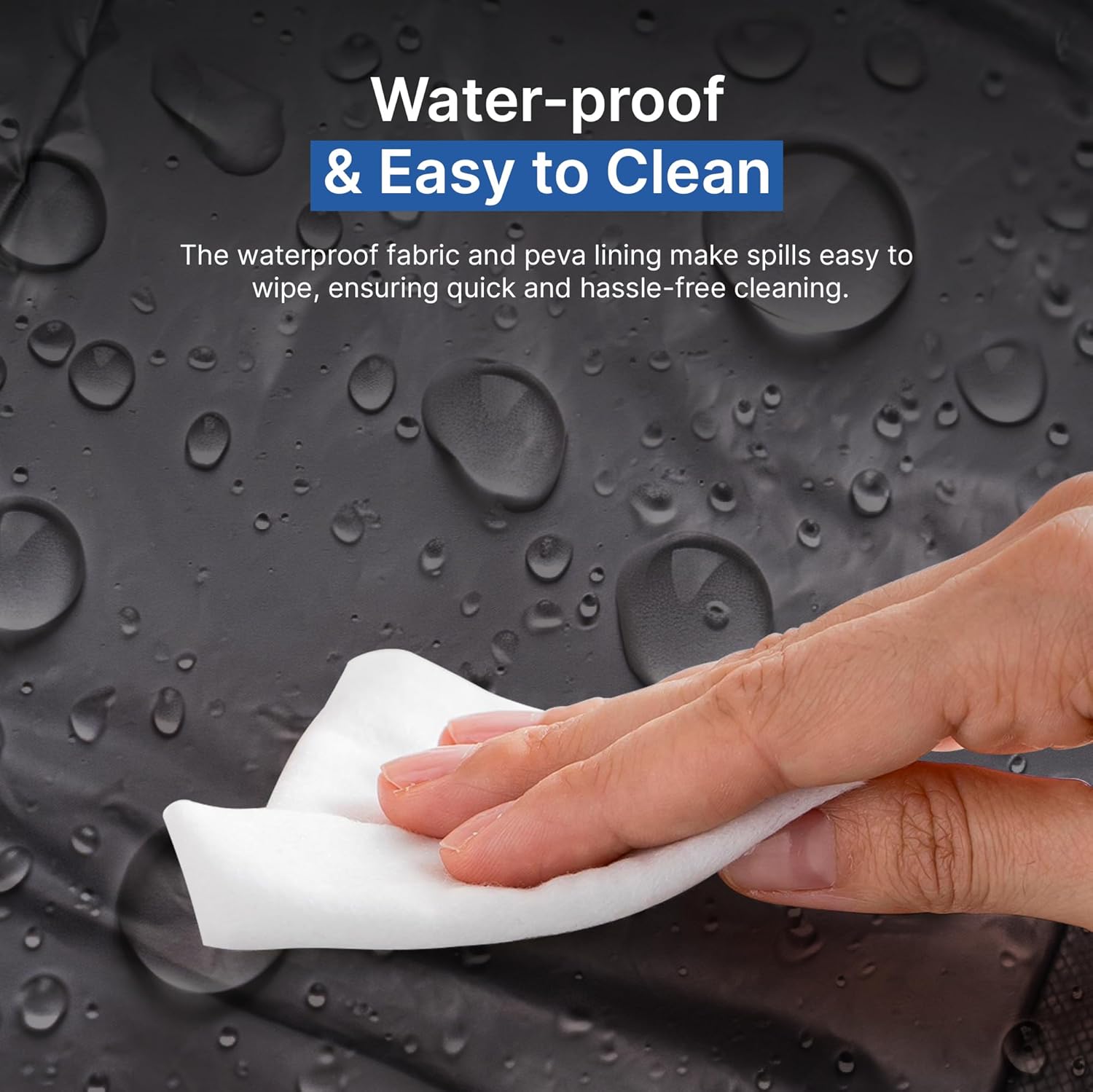 RELEONE Portable Diaper Changing Pad – Waterproof & Foldable Baby Changing Mat with Head Cushion, Travel-Friendly with Storage Pockets, Compact & Easy to Carry for On-The-Go Parents.