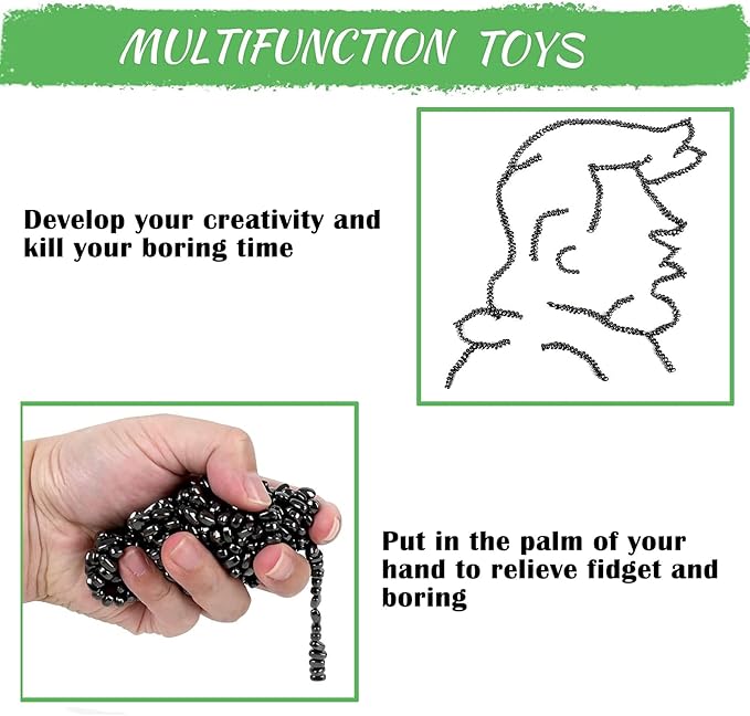 1000pcs Fidget Toys Adults ，Sensory Toys， Desk Fidgets Toys for Office Stress/Anxiety Relief (1000 PCS)-BubblyBeeBaby