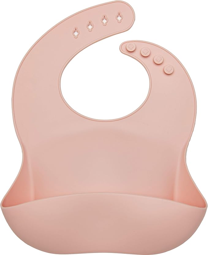 Loulou Lollipop Soft, Waterproof Silicone Feeding Bib-BubblyBeeBaby