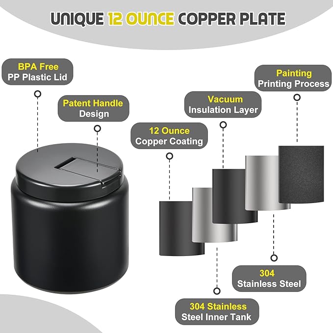 26oz Soup Thermo for Hot Food Kids with Buckle Lid Insulated Vacuum Food Jar Wide Mouth Leakproof Stainless Steel Lunch Container (Black)-BubblyBeeBaby